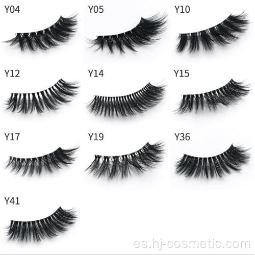 Venta al por mayor 3D Faux Mink Lashes invisible banda de pestañas de seda